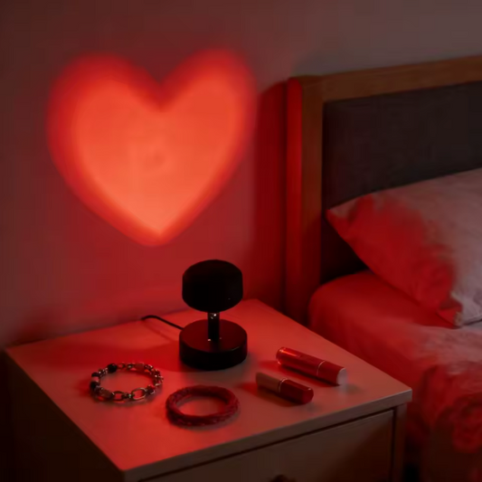 Proyector LED Corazón - Dormitorio Romántico